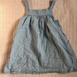 Analogie Blue Denim Overall dress 402